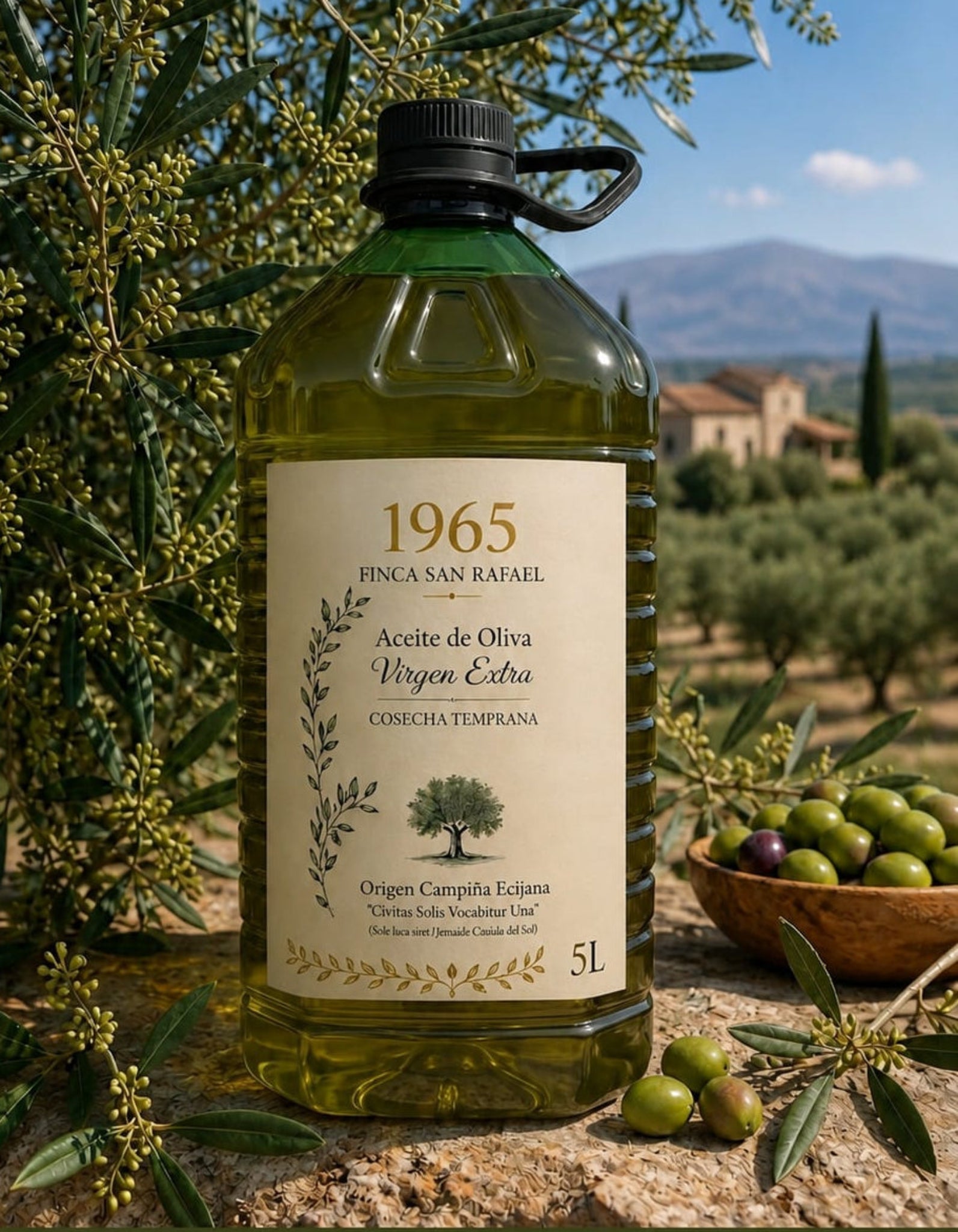 ACEITE DE OLIVA VIRGEN EXTRA, VARIEDAD ARBEQUINA