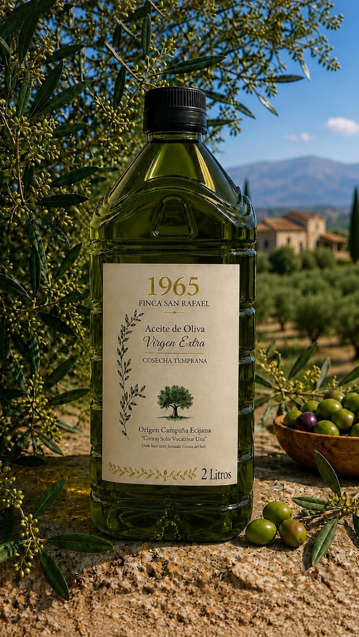 ACEITE DE OLIVA VIRGEN EXTRA, VARIEDAD ARBEQUINA