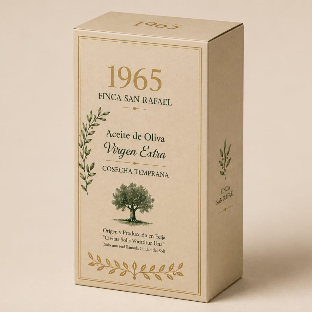 ESTUCHE REGALO DE 2 BOTELLAS DE AOVE, VARIEDAD ARBEQUINA