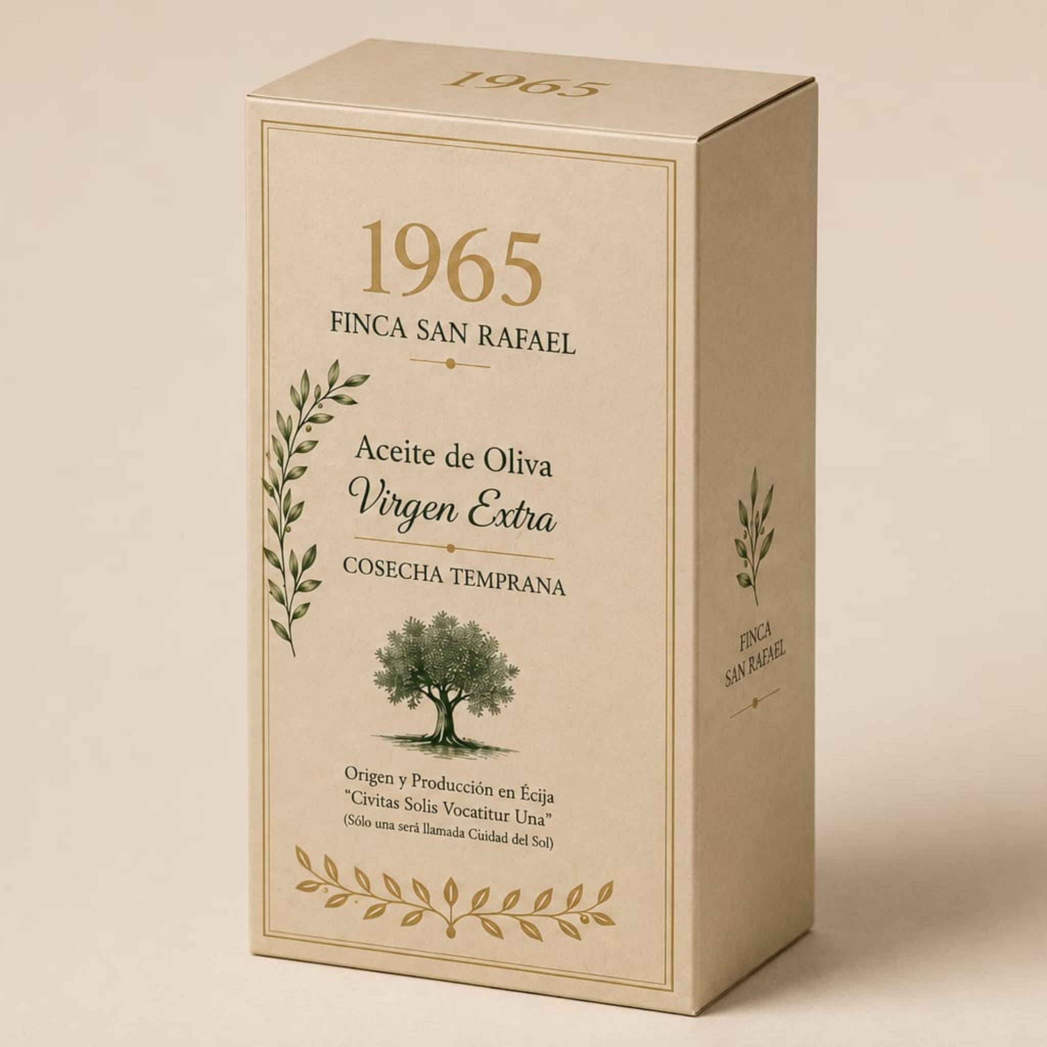 ESTUCHE REGALO DE 2 BOTELLAS DE AOVE, VARIEDAD ARBERQUINA Y HOJIBLANCA