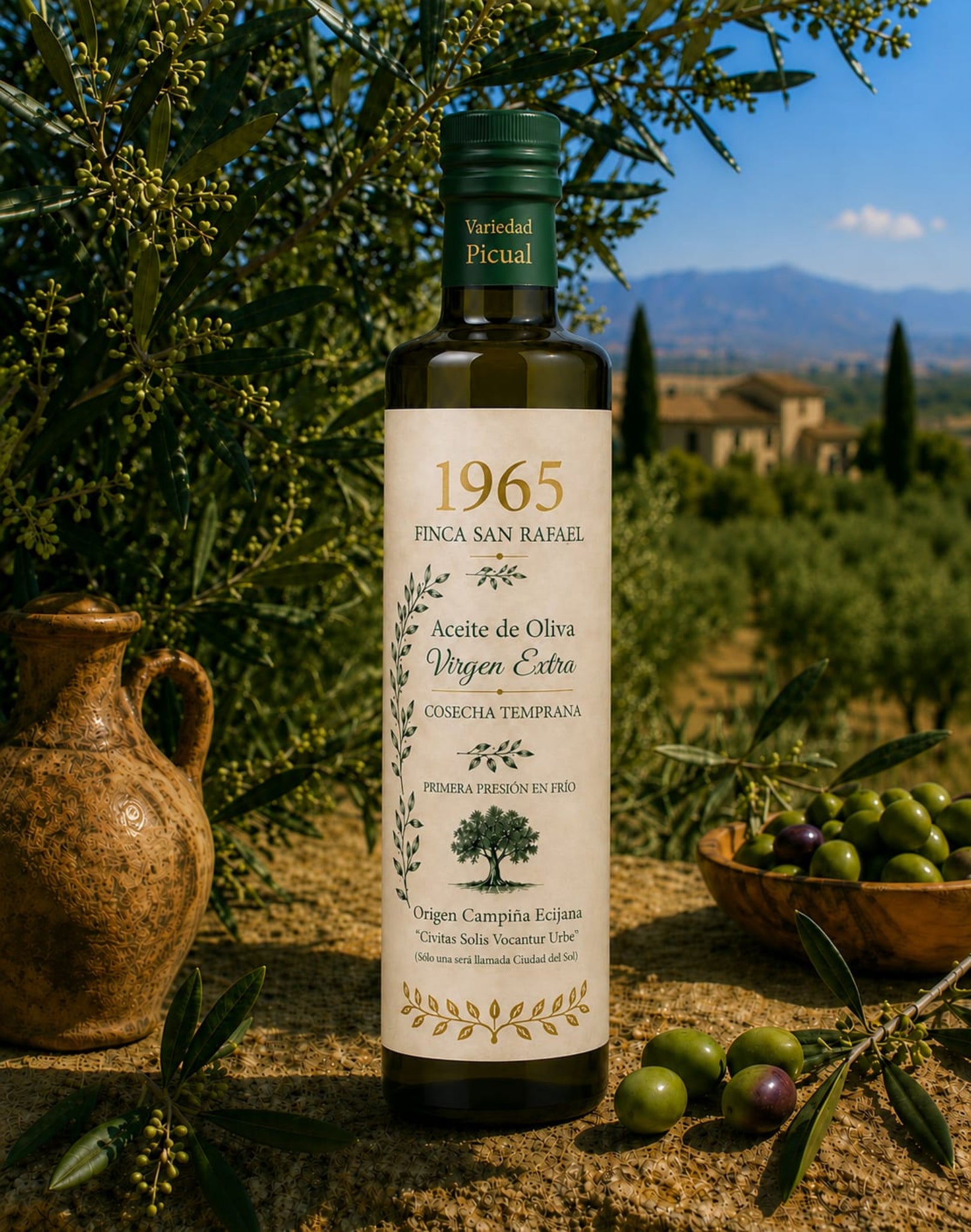 ACEITE DE OLIVA VIRGEN EXTRA, VARIEDAD PICUAL