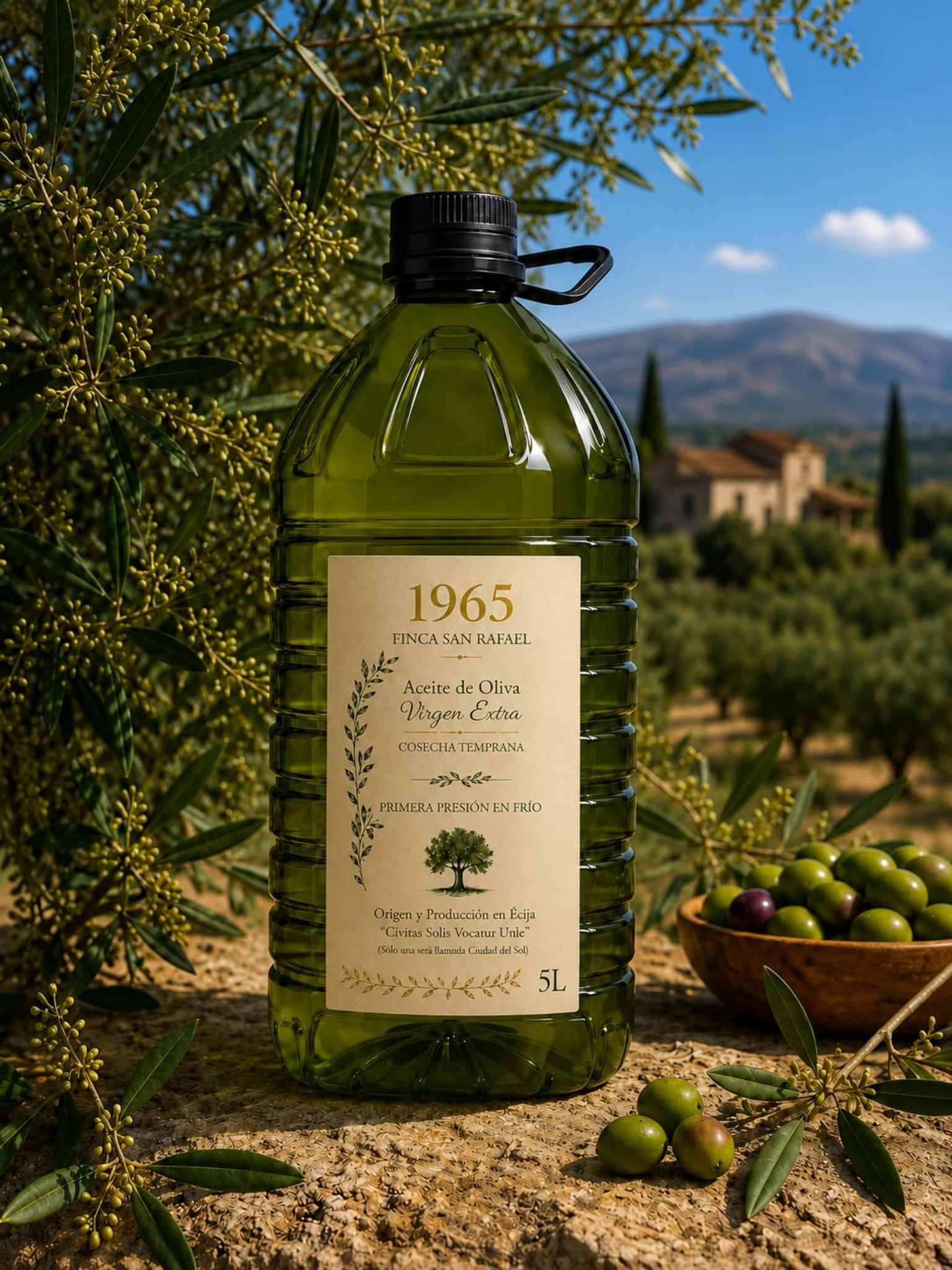 ACEITE DE OLIVA VIRGEN EXTRA, VARIEDAD ARBEQUINA