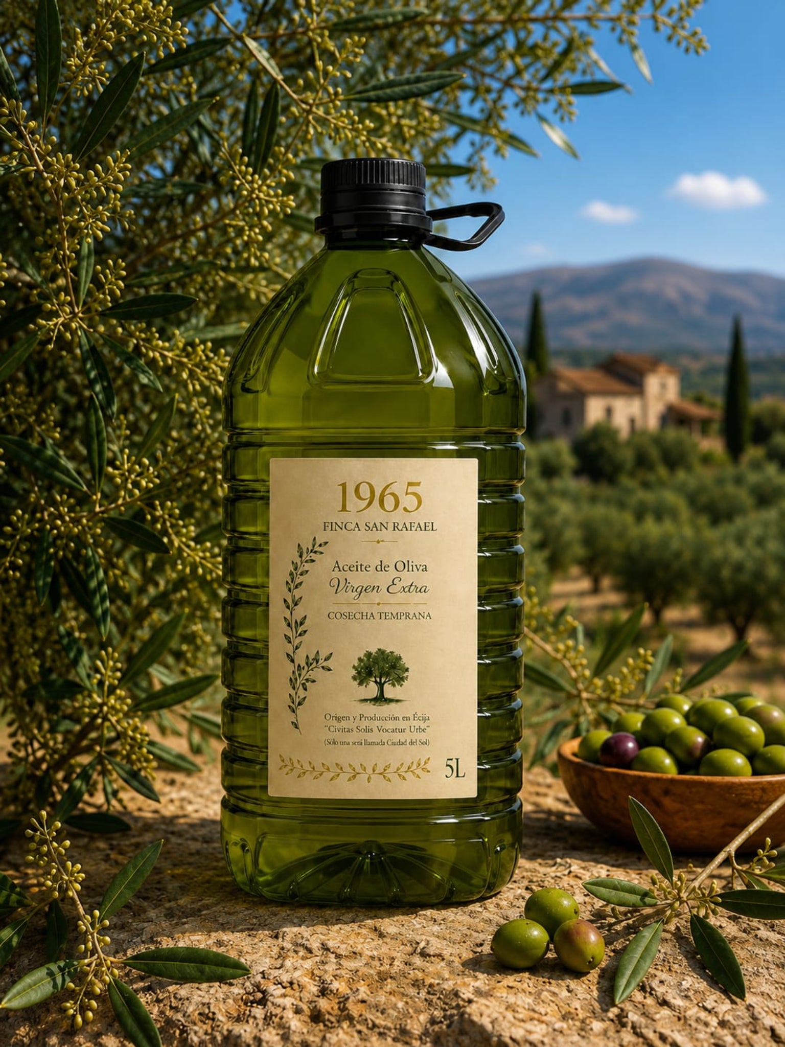ACEITE DE OLIVA VIRGEN EXTRA, VARIEDAD ARBEQUINA