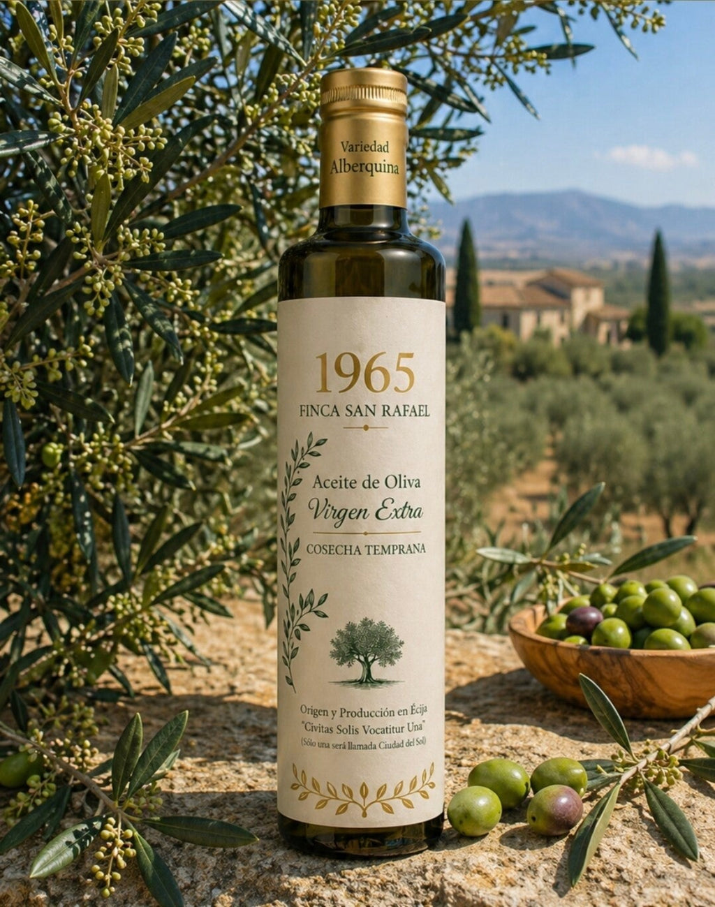 ACEITE DE OLIVA VIRGEN EXTRA, VARIEDAD ARBEQUINA